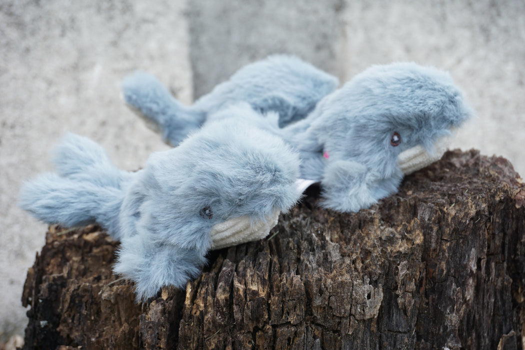 HuggleHounds Mobie Whale Wee Huggles® Plush Dog Toys, (Pack of 3)