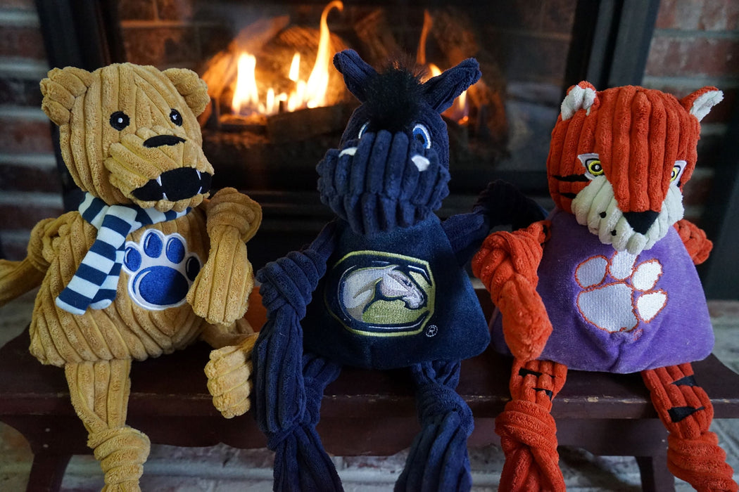 HuggleHounds NCAA Penn State University, Nittany Lion Knottie® Plush Dog Toy