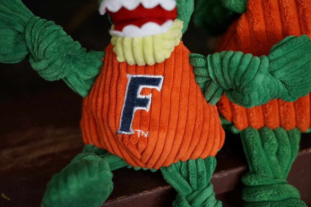 HuggleHounds NCAA University of Florida - Albert Gator Knottie® Plush Dog Toy