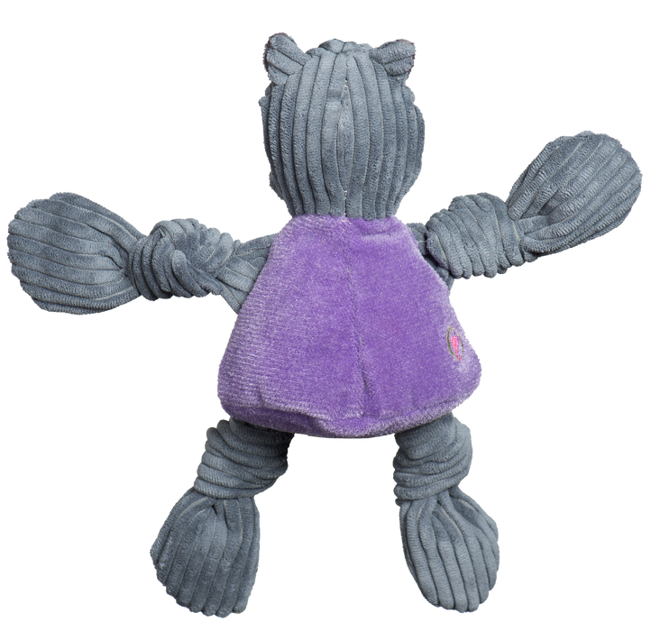 HuggleHounds NCAA Kansas State University, Willie the Wildcat Knottie® Plush Dog Toy