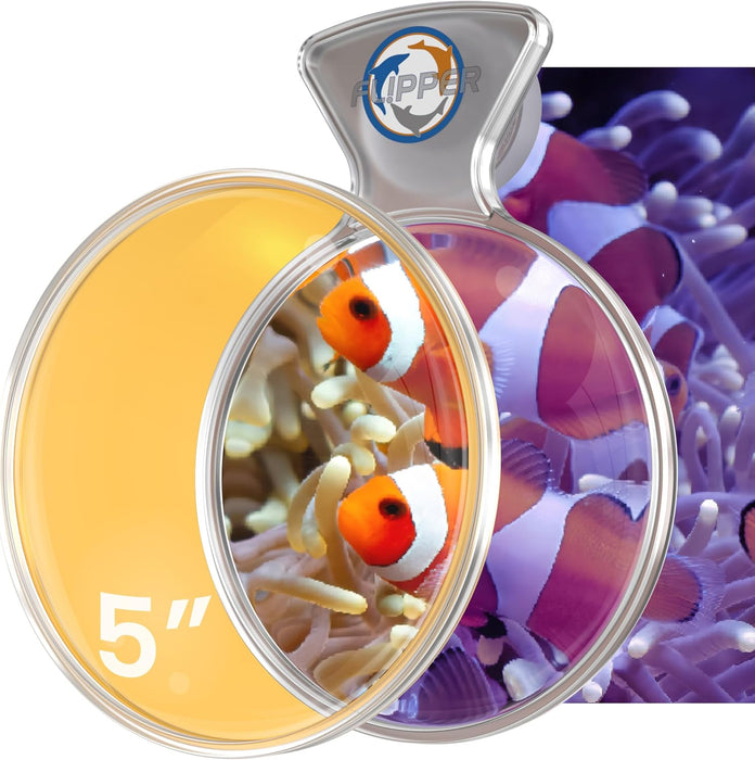 Flipper Aquarium Products - DeepSee Viewer Clear Max 5" - Orange Filter - Image 7