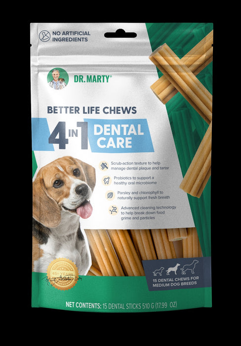 Dr. Marty Dental Chews for Medium size dog