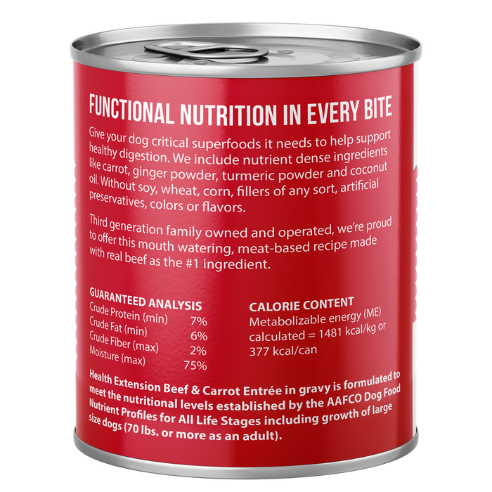 Health Extension Digestive Support, Beef & Carrot Entrée in Gravy 9oz - 1 - Image 11