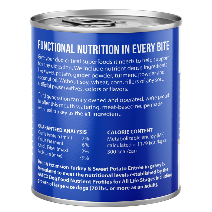 Health Extension Digestive Support, Turkey & Sweet Potato Entrée in Gravy 9oz - 1 - Image 11