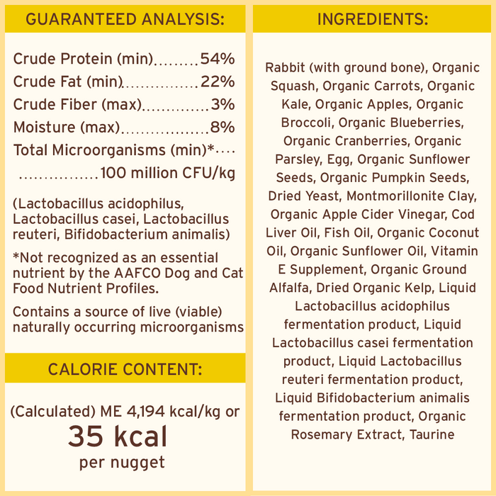 Primal Pet Foods Rabbit Formula Freeze-Dried Raw Nuggets Dog Food - 9 - Image 11