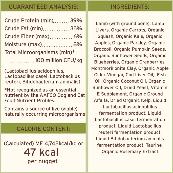 Primal Pet Foods Lamb Formula Freeze-Dried Raw Nuggets Dog Food - 7 - Image 9