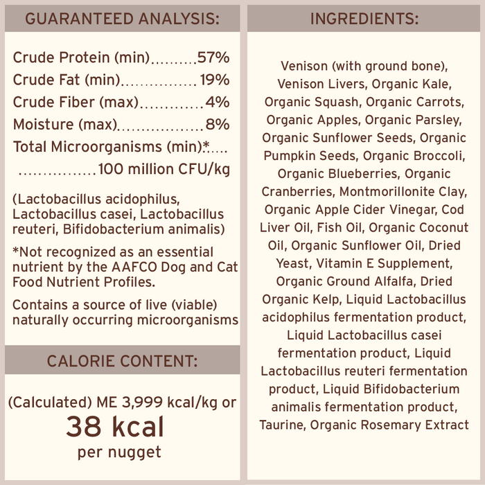Primal Pet Foods Freeze-Dried Raw Nuggets Dog Food Vension Formula - 8 - Image 10