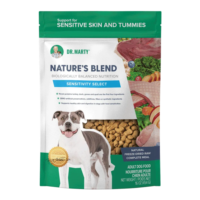 Dr Marty Nature's Blend Sensitivity Select Freeze Dried Raw Dog Food