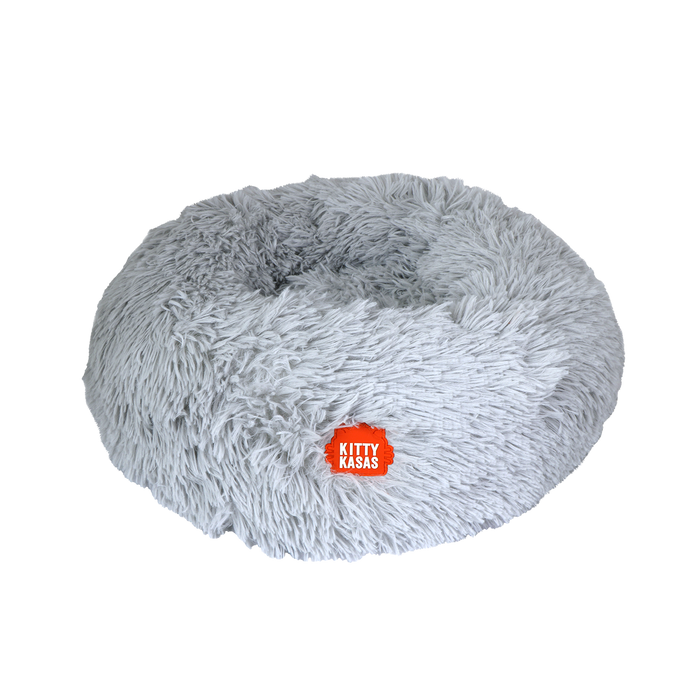 Jolly Pets Kitty Kasa Plush Donut Cat Bed