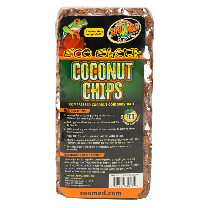 Zoo Med Eco Earth Coconut Chips Substrate 1 Brick