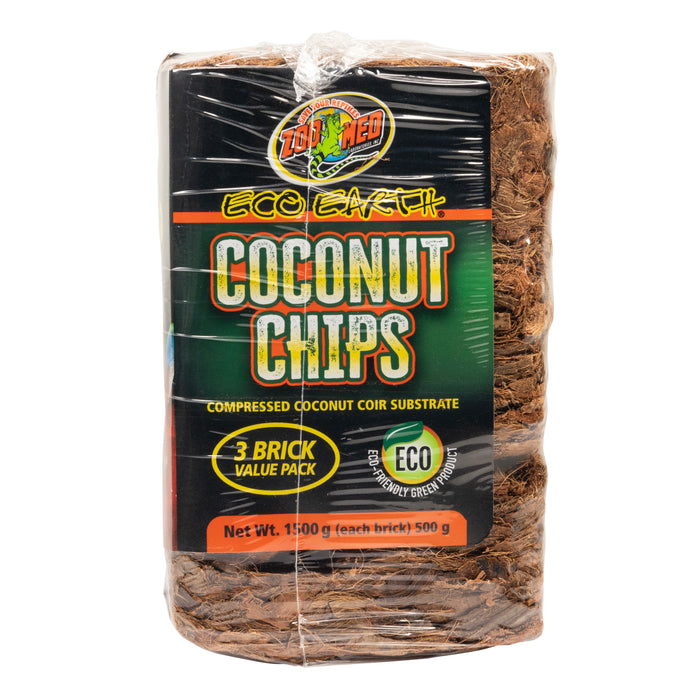 Zoo Med Eco Earth Coconut Chips Substrate 3 Bricks
