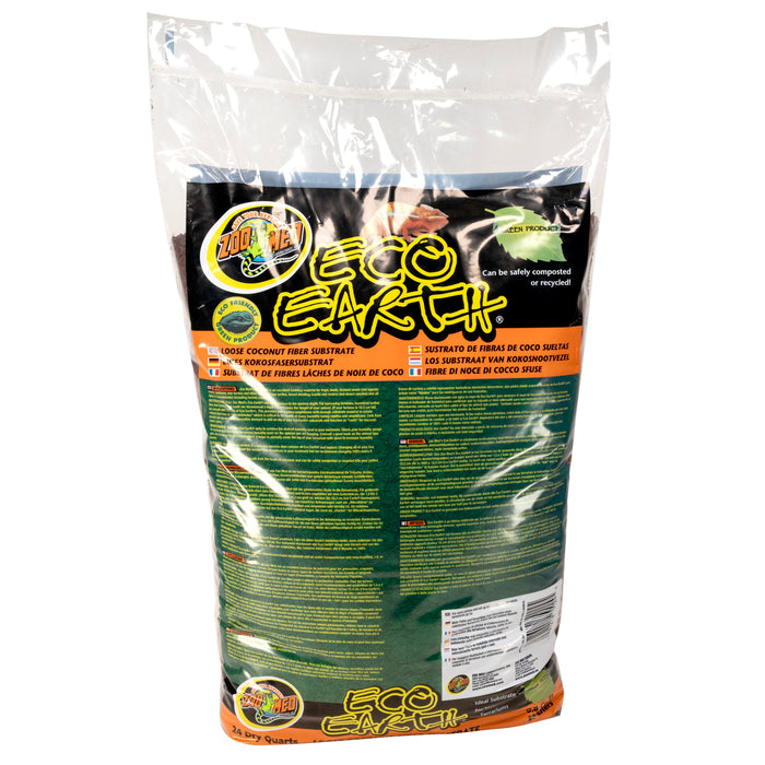 Zoo Med Eco Earth Coconut Fiber Substrate Brown 24 qt