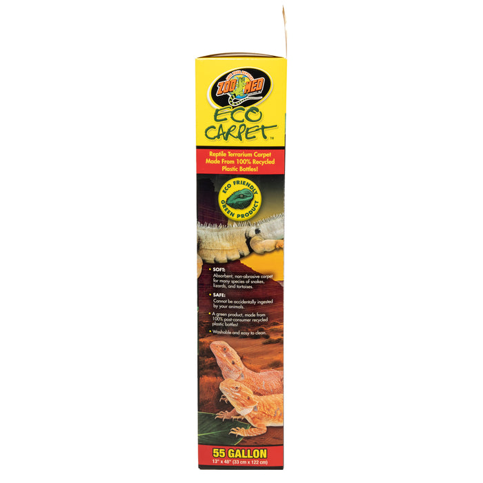 Zoo Med Eco Carpet Reptile Terrarium Carpet Green 55 Gallon, 13Inches X 48Inches