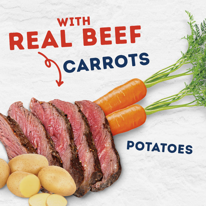 Natural Balance Pet Foods Original Ultra Platefulls Wet Dog Food Pouch Tender Carrot, Potato & Beef Recipe 9oz (Pack of 12)