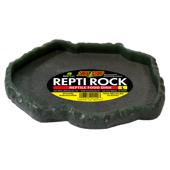 Zoo Med Repti Rock Food Dish Assorted LG
