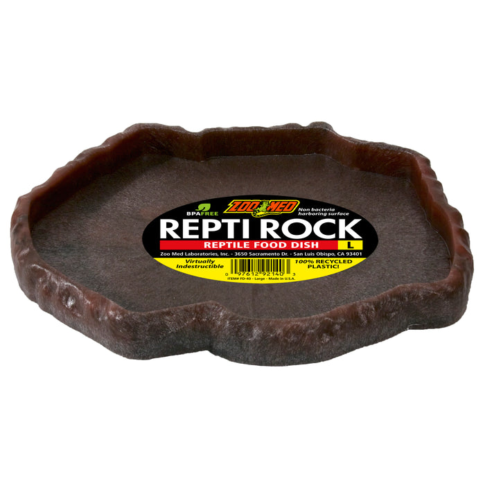 Zoo Med Repti Rock Food Dish Assorted LG