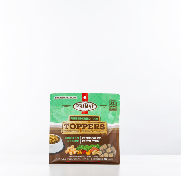 Primal Pet Foods Chicken Cupboard Cuts Freeze-Dried Raw Toppers for Cat & Dog - 1 - Image 6