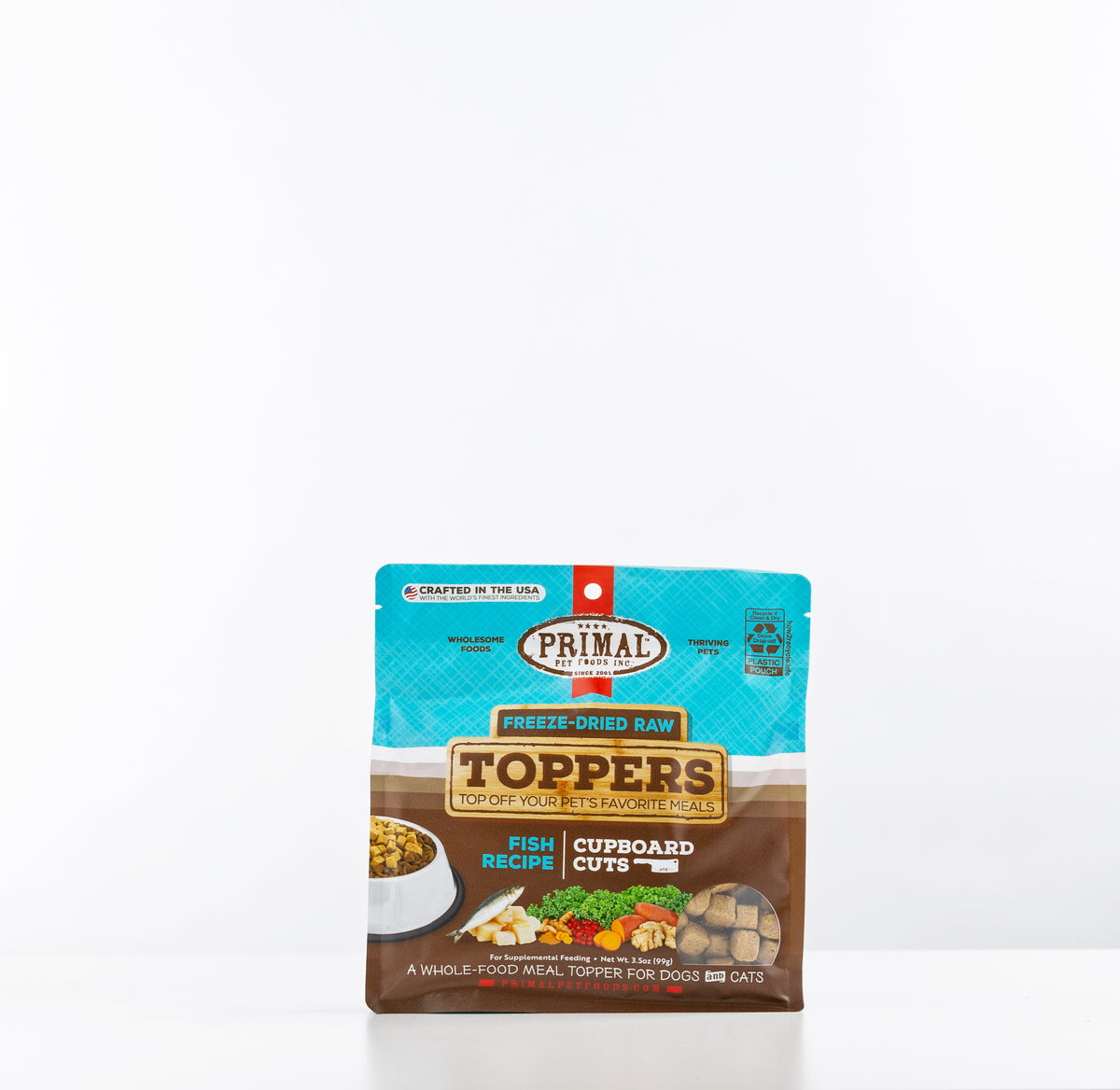 Primal Pet Foods Fish Cupboard Cuts Freeze-Dried Raw Toppers for Cat ...