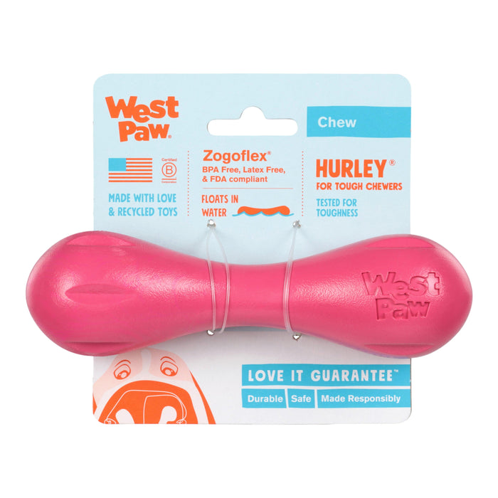 West Paw Hurley Geranium Dog Toy