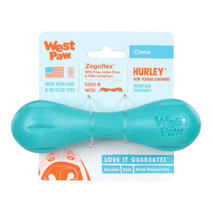 West Paws Hurley Teal Dog Toy