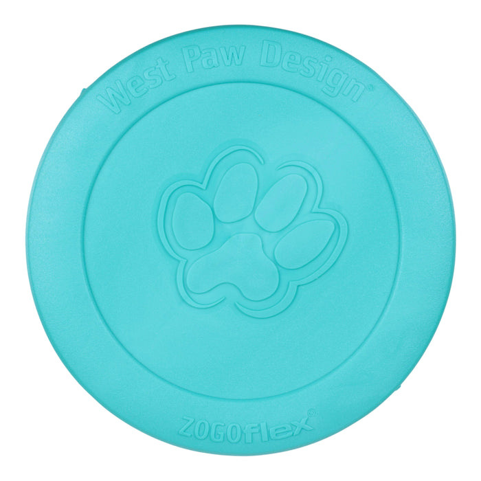 West Paw Zisc Teal 2-in-1 Flying Disc & Travel Bowl