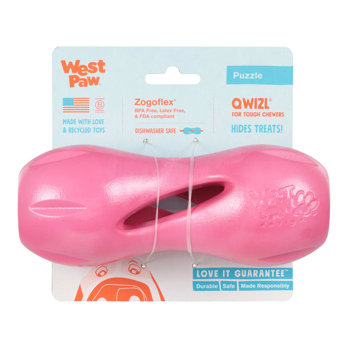 West Paw Qwizl Geranium Dog Toy