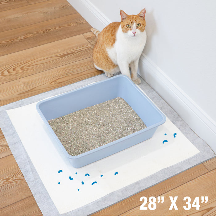 Four Paws Wee-Wee Cat Pads Fresh Scent 28" x 30" (10 Count)