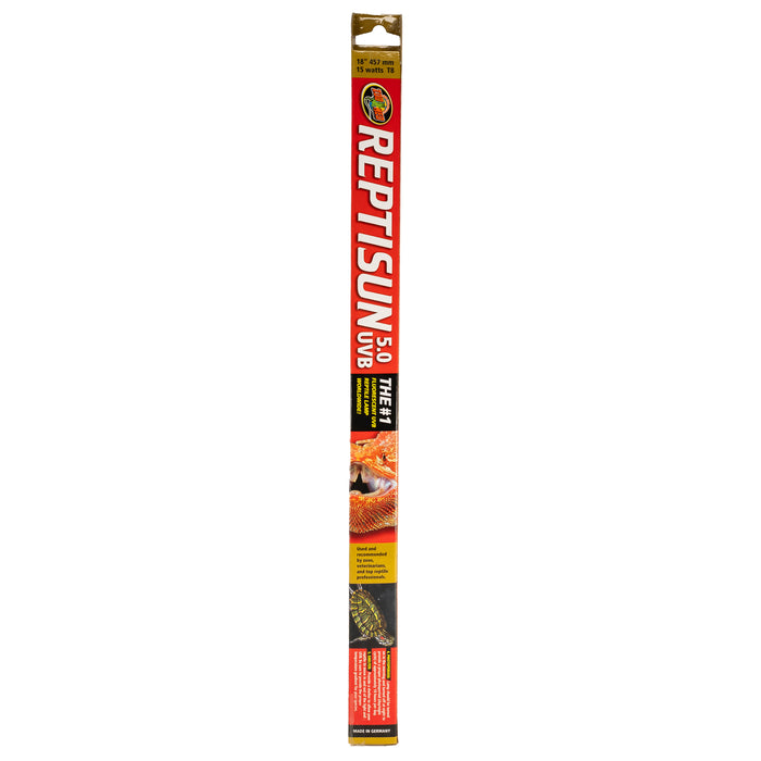 Zoo Med ReptiSun 5.0 UVB T8 Fluorescent Lamp White 18 in
