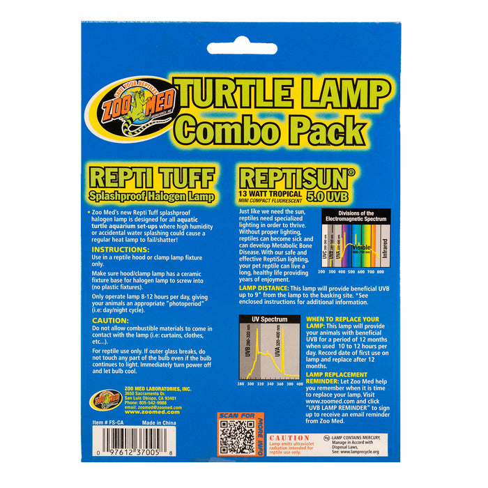 Zoo Med Turtle Lamp Combo