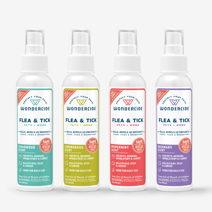 Wondercide Flea & Tick Spray for Pets + Home Scent Sampler