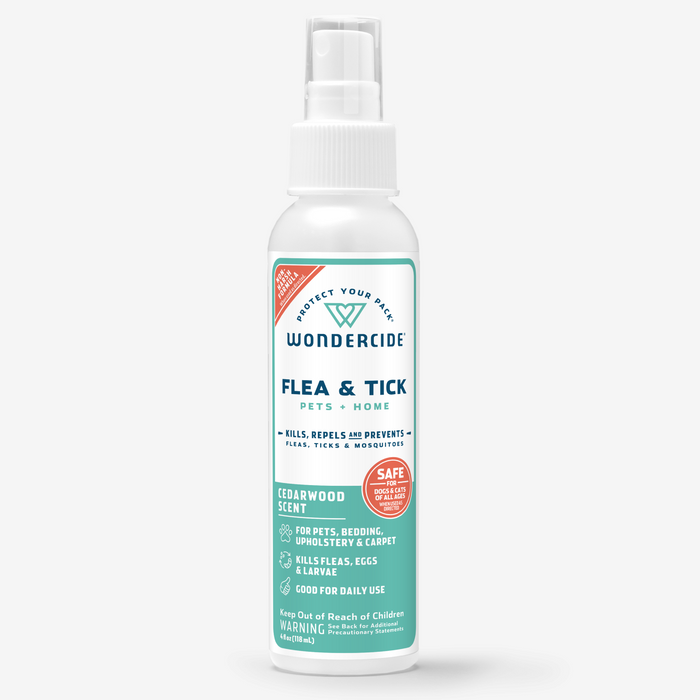 Wondercide Flea & Tick Spray for Pets + Home with Natural Essential Oils