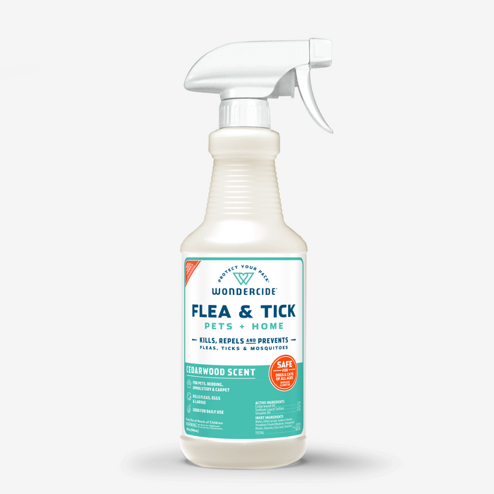Wondercide Flea & Tick Spray for Pets + Home with Natural Essential Oils