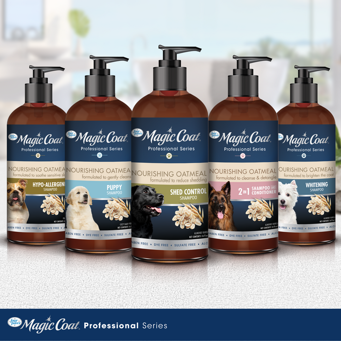 Four Paws Magic Coat Professional Series Nourishing Oatmeal Dog Whitening Shampoo 16 Ounce (1 Count)