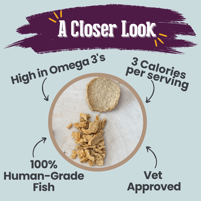 Farm to Pet All-Natural Fish Crumbles Cat Treats 3 oz