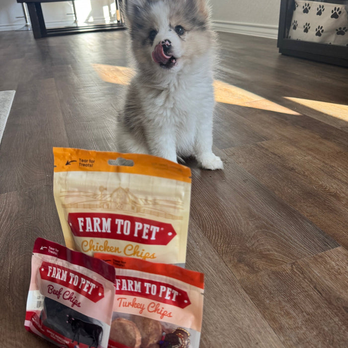 Farm to Pet Puppy Packs 'n Snacks  Single-Ingredient Dog Training Treat Starter Pack
