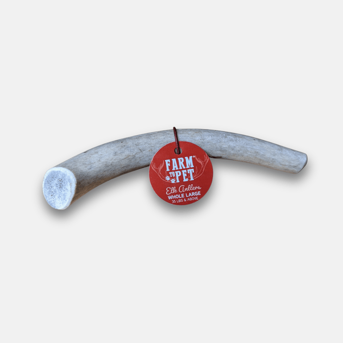 Farm to Pet All-Natural Whole and Split Elk Antler Dog Chews