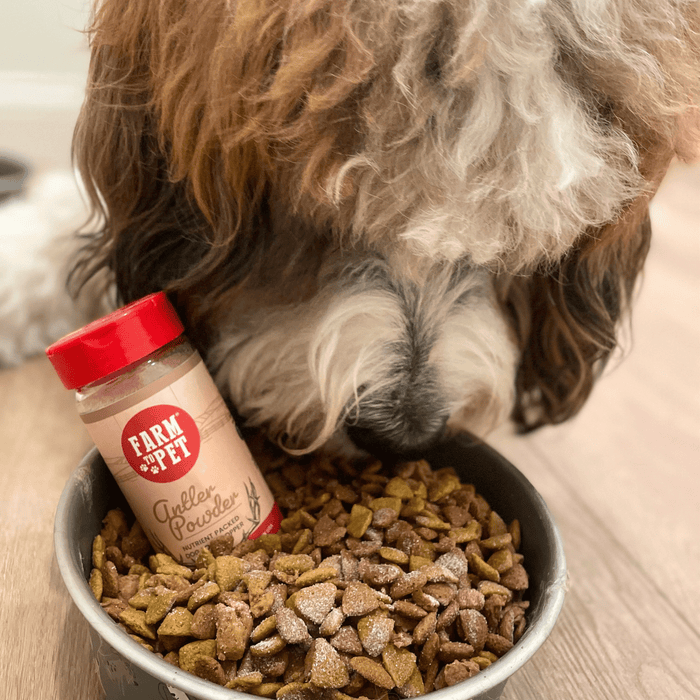 Farm to Pet Treat Topper Antler Powder Dog and Cats Food Topper 4.4 oz