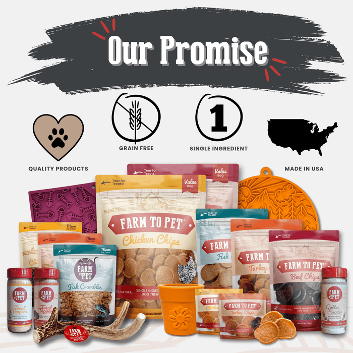 Farm to Pet All-Natural Whole and Split Elk Antler Dog Chews
