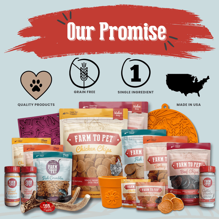 Farm to Pet Fish Chips for Dogs Wild-Caught Dog Treats