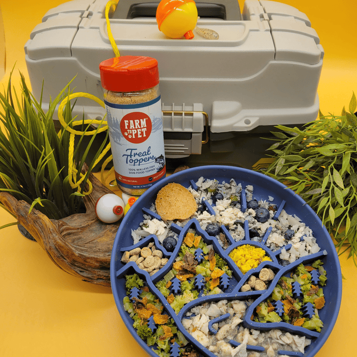 Farm to Pet Treat Topper Fish Dog and Cat Low-Fat Food Topper 4.7 oz