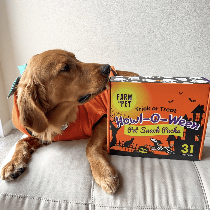 Farm To Pet Halloween 31 Snack Pack Dog Treat Box