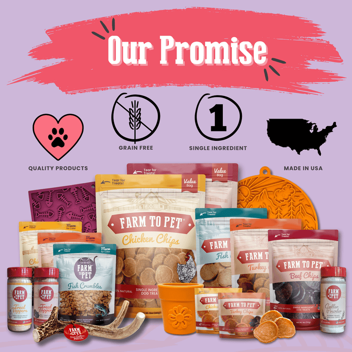Farm to Pet Poultry Chip Puppy Love Dog Treat Duo