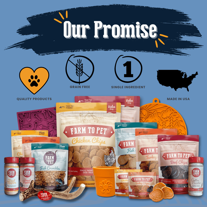 Farm to Pet Premios Para Perros Fiesta Pack Dog Treat Variety Bundle