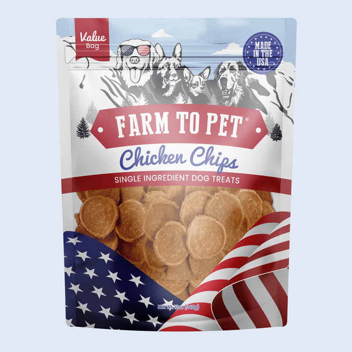 Farm to Pet Americana Chicken Chips Dog Treats