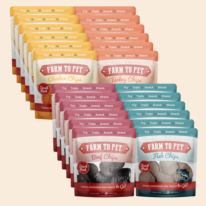 Farm to Pet Snack Pack Dog and Cat Treat Sampler
