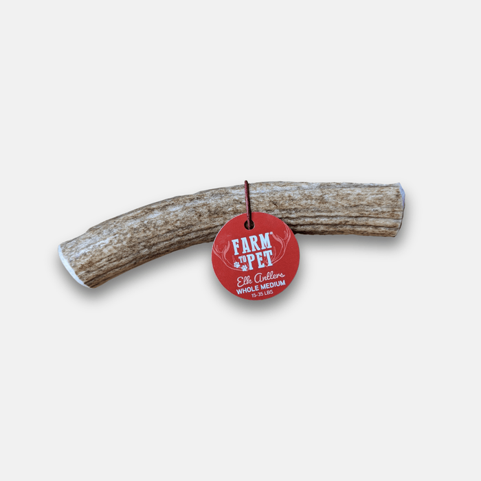 Farm to Pet All-Natural Whole and Split Elk Antler Dog Chews