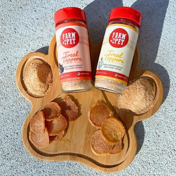 Farm to Pet Chicken & Turkey Dog and Cat Food Topper Bundle