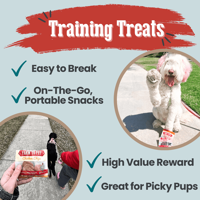 Farm to Pet Puppy Packs 'n Snacks  Single-Ingredient Dog Training Treat Starter Pack