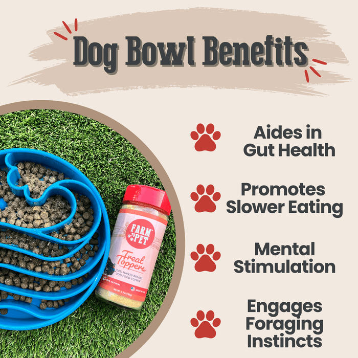 Farm To Pet Slow Feeder Dog Bowls