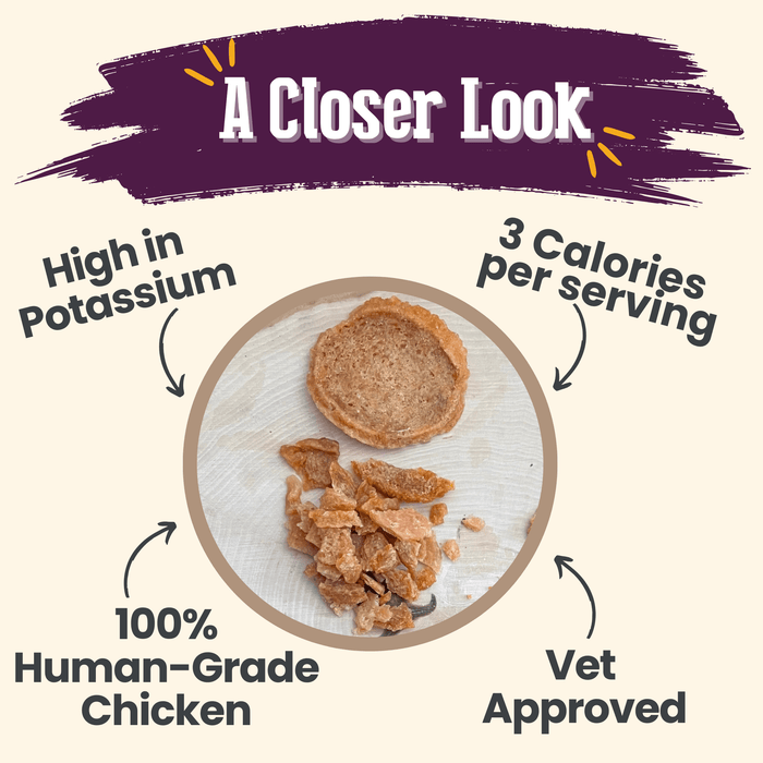 Farm to Pet Chicken Crumbles Single-Ingredient Cat Treats 3 oz
